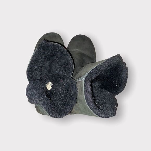 Ugg Classic Black Suede Boots Shoe Size 8 - Picture 2 of 7